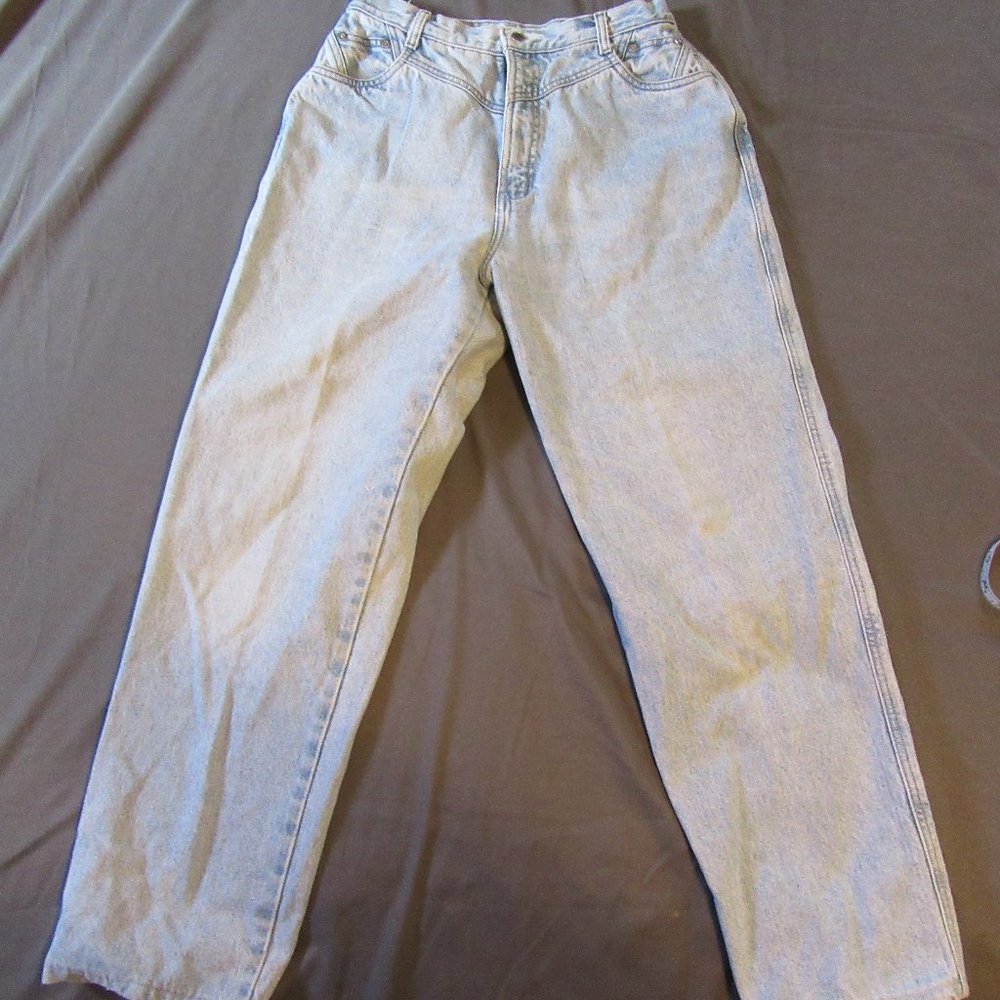 Womens Vtg Blue Clover Jeanswear High Waist Western Mom Jeans Sz 13/14